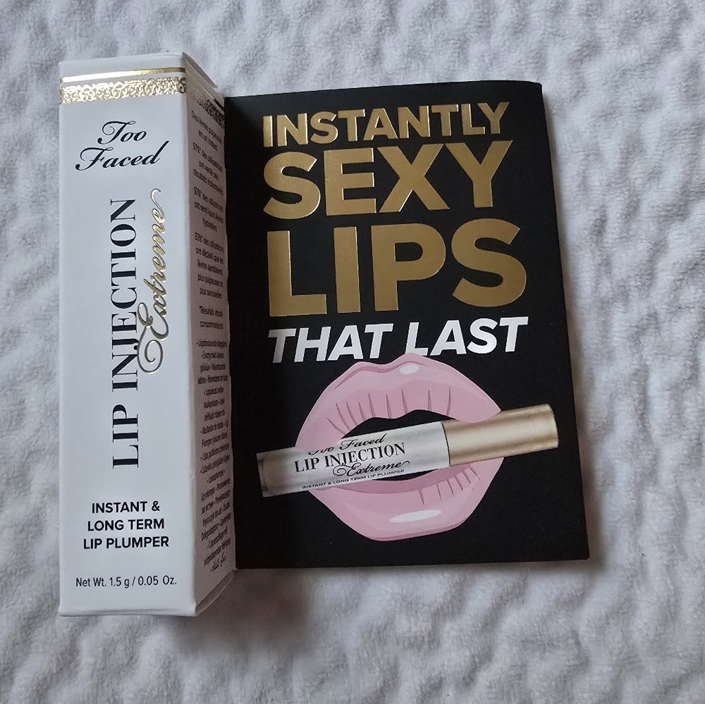 NIB Too Faced Lip Injection Plumping Lip Gloss Travel Size 0.05oz - Picture 3 of 7